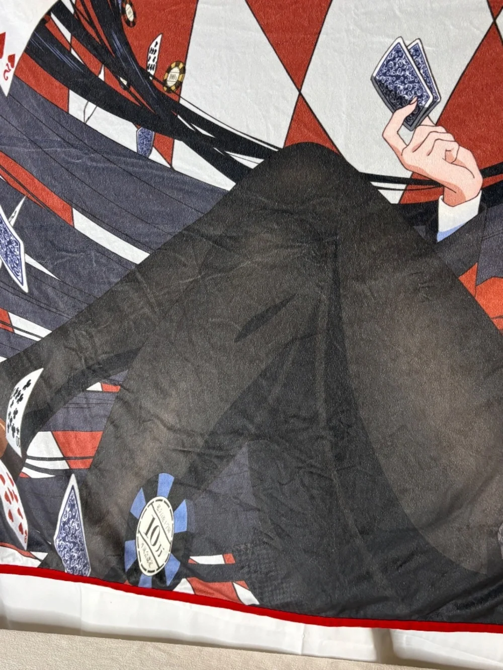 Kakegurui Yumeko Jabami Checkered Sublimation Throw Blanket 46